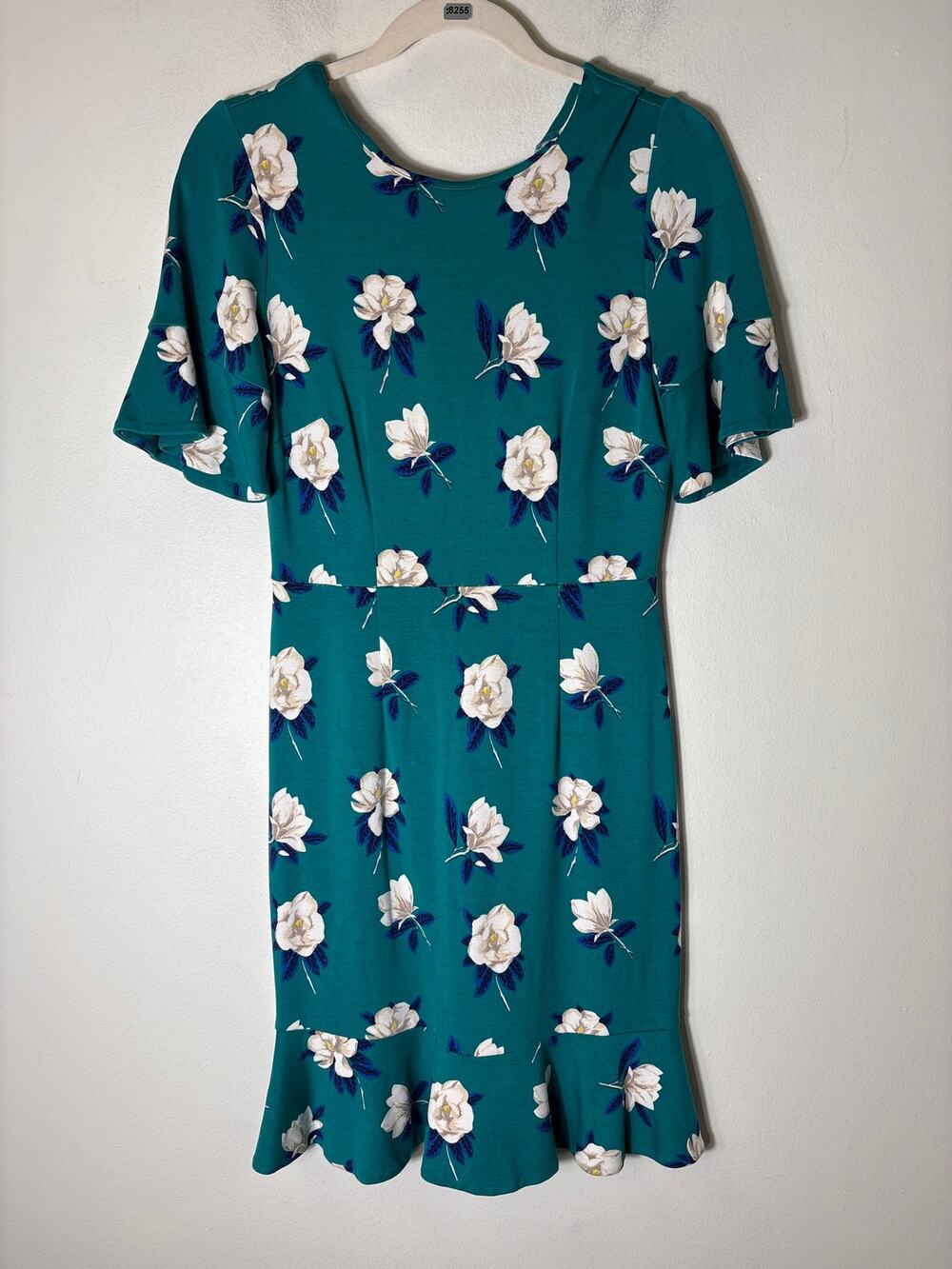 Draper James Teal and White Rose Dress Sz XS